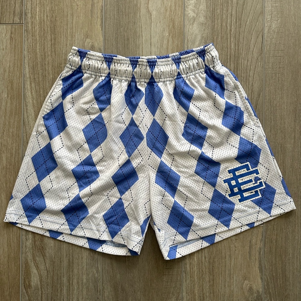 Eric Emanuel Ee Basic Shorts White Cargo Unc Argy… - image 1